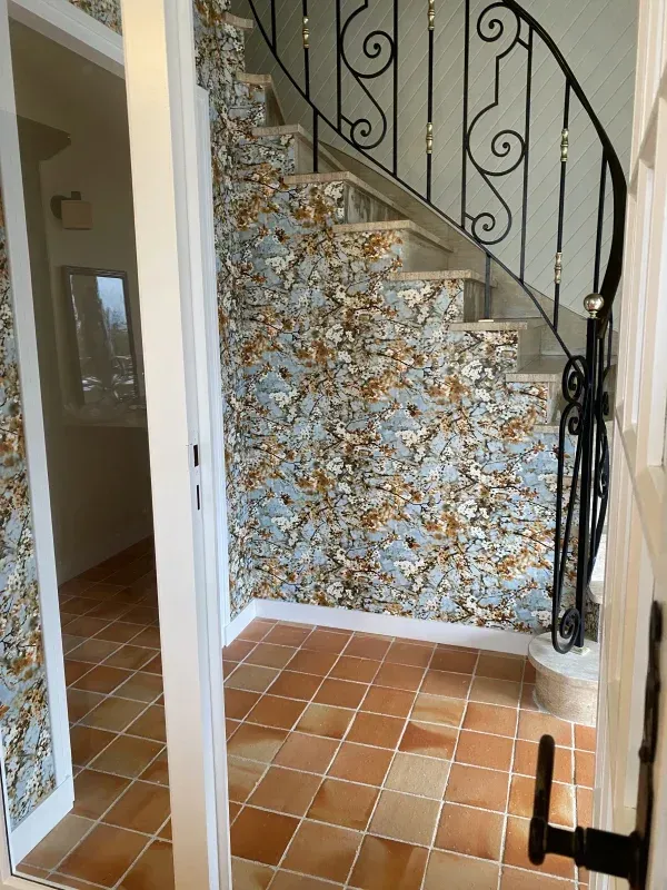Papier peint escalier