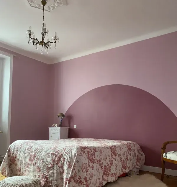 Peinture rose interieur